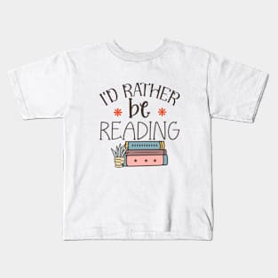 Reading Escape: Cozy Bookish Sticker Kids T-Shirt